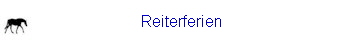 Reiterferien